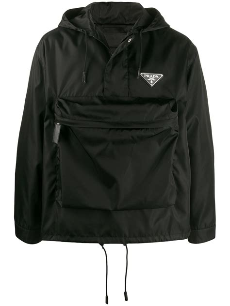prada large pocket windbreaker